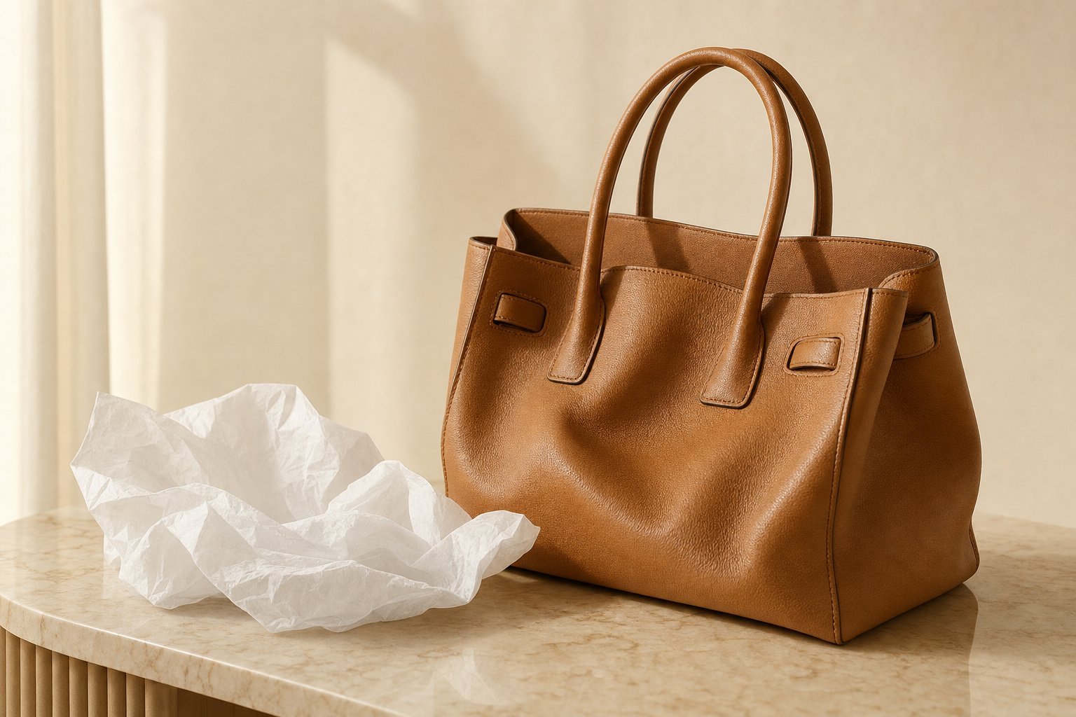 The Truth About Stuffing Handbags with Tissue Paper - Fabrinique