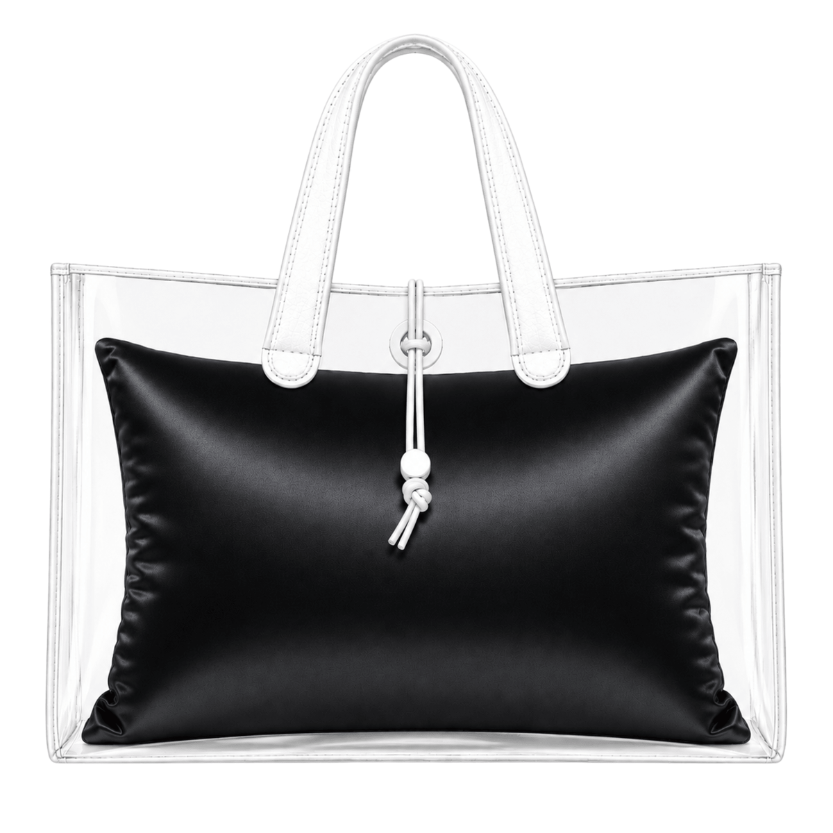 Core Single Purse Pillow - Large (14.5" x 4.5" x 11") - BLACK - Fabrinique