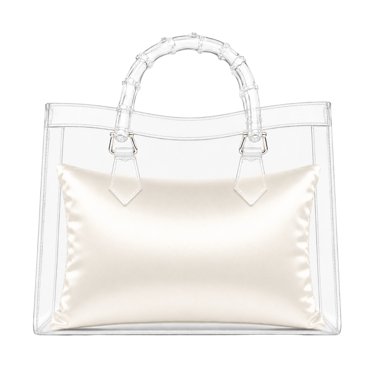 Core Single Purse Pillow - Medium (14" 3.5" x 7.5) - IVORY - Fabrinique