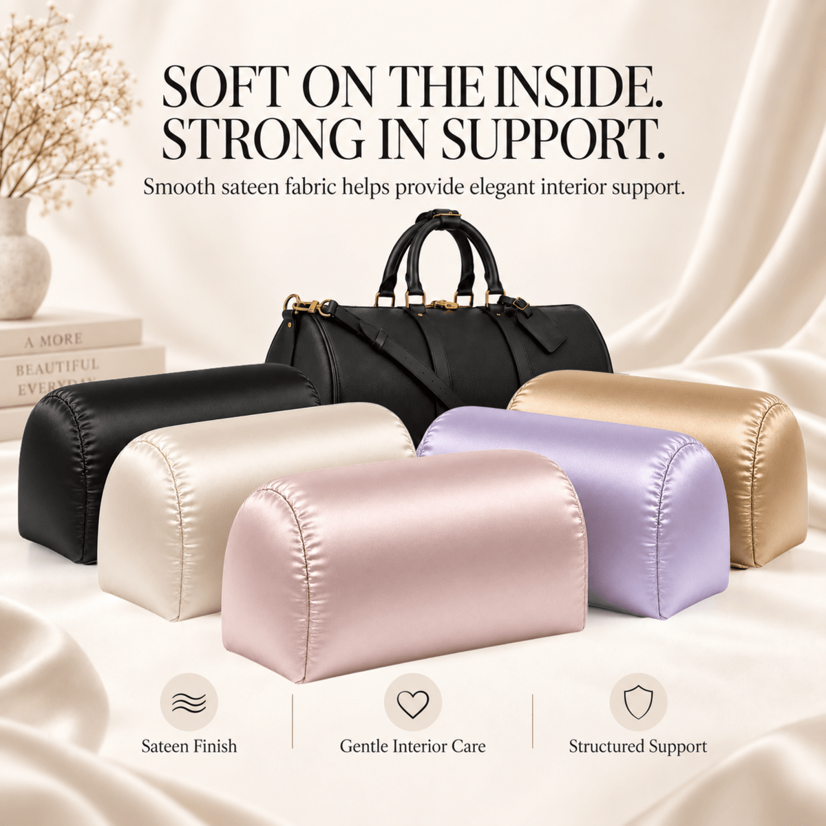 Louis Vuitton Keepall 45 Purse Pillow Insert | Fabrinique - CREAM - Fabrinique