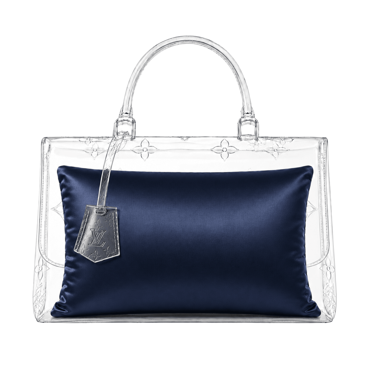 Luxury Purse Pillow Insert | Handbag Pillow for Designer Bags - PETITE (9 x 2.5 x 4.5 in) - NAVY - Fabrinique