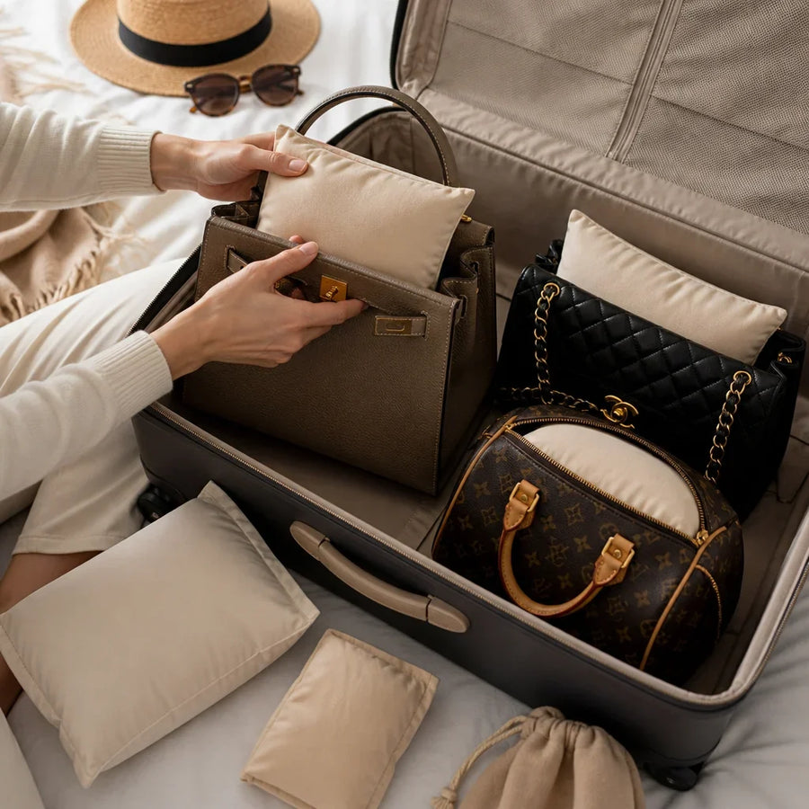 How to Safely Stuff Your Luxury Handbags While Traveling: A Complete Guide