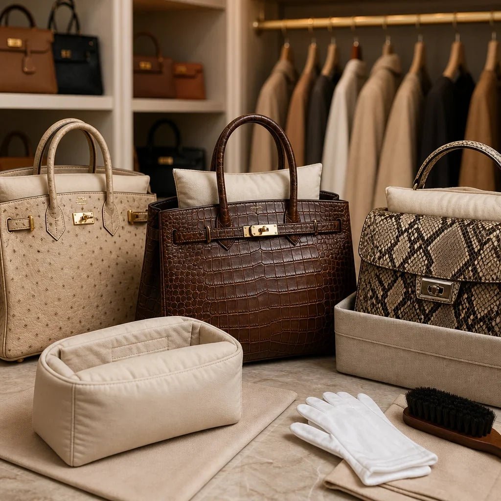 Best Exotic Skin Handbag Preservation Solutions for Luxury Collectors - Fabrinique