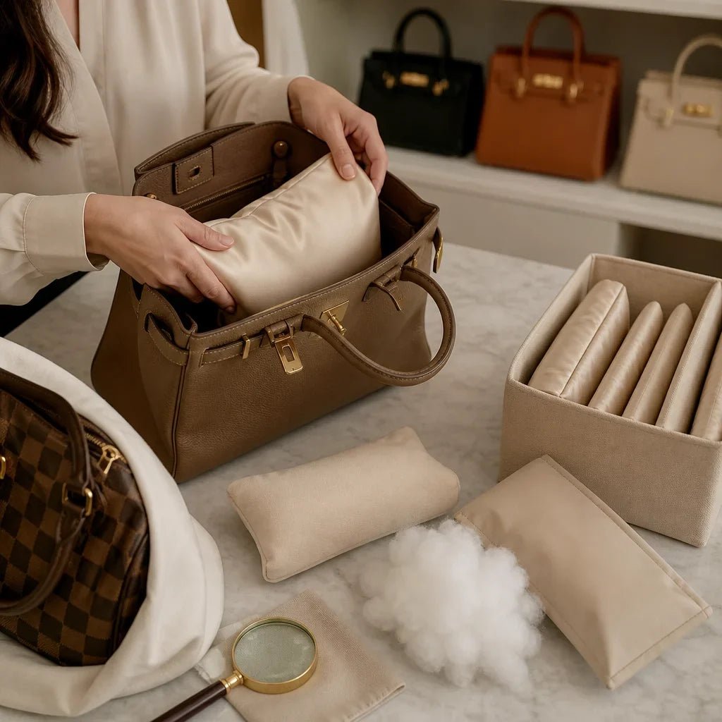 Choosing Materials That Contact a Handbag Lining During Storage - Fabrinique
