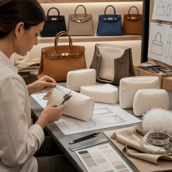 How Fabrinique Approaches Purse Pillow Sizing for Different Bag Styles