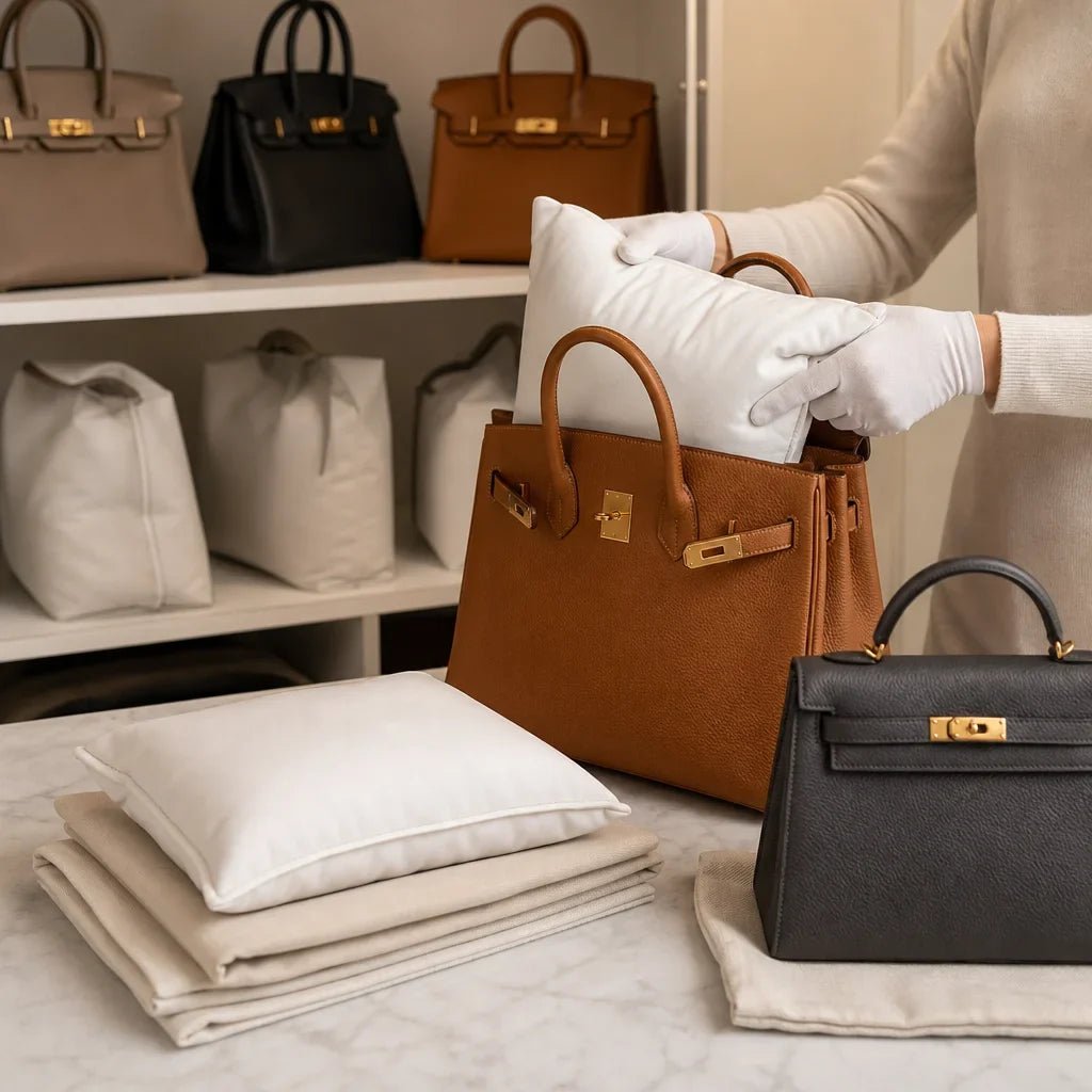 How to Store Delicate Leather Handbags More Carefully - Fabrinique