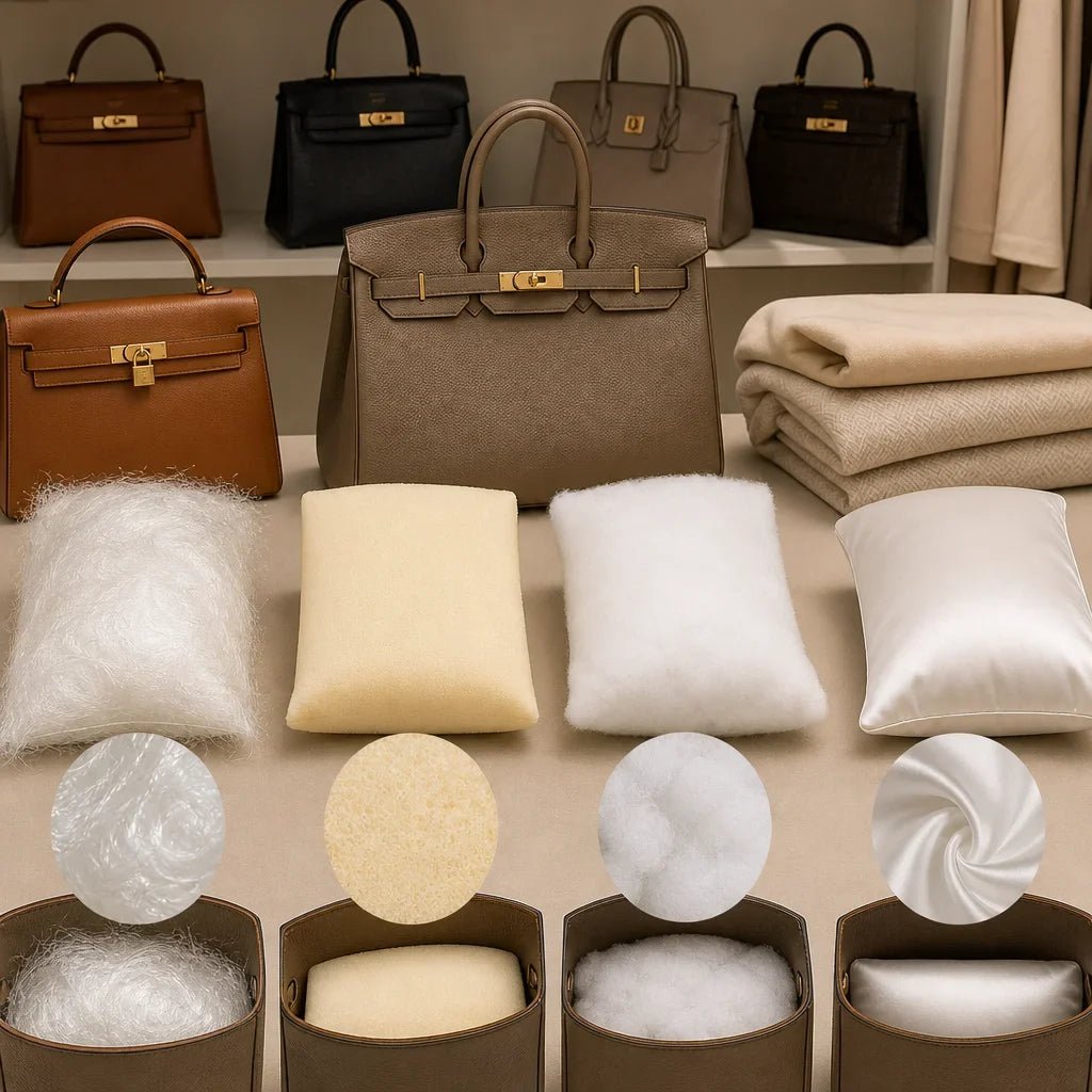 Purse Pillow Fill Materials: Fiber, Foam and Batting Compared - Fabrinique