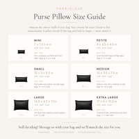 3-Piece Purse Pillow Set | Mini Handbag Collection - BLACK - Fabrinique