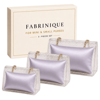 3-Piece Purse Pillow Set | Mini Handbag Collection - MAUVE - Fabrinique
