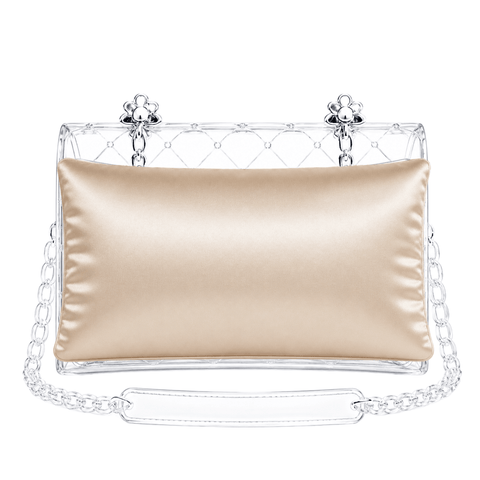 Core Single Purse Pillow - MINI (7" x 1.5" x 4") - CREAM - Fabrinique