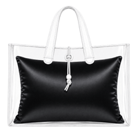 Core Single Purse Pillow - Large (14.5" x 4.5" x 11") - BLACK - Fabrinique