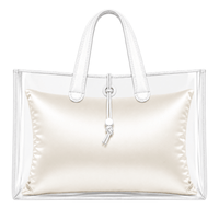 Core Single Purse Pillow - Large (14.5" x 4.5" x 11") - IVORY - Fabrinique