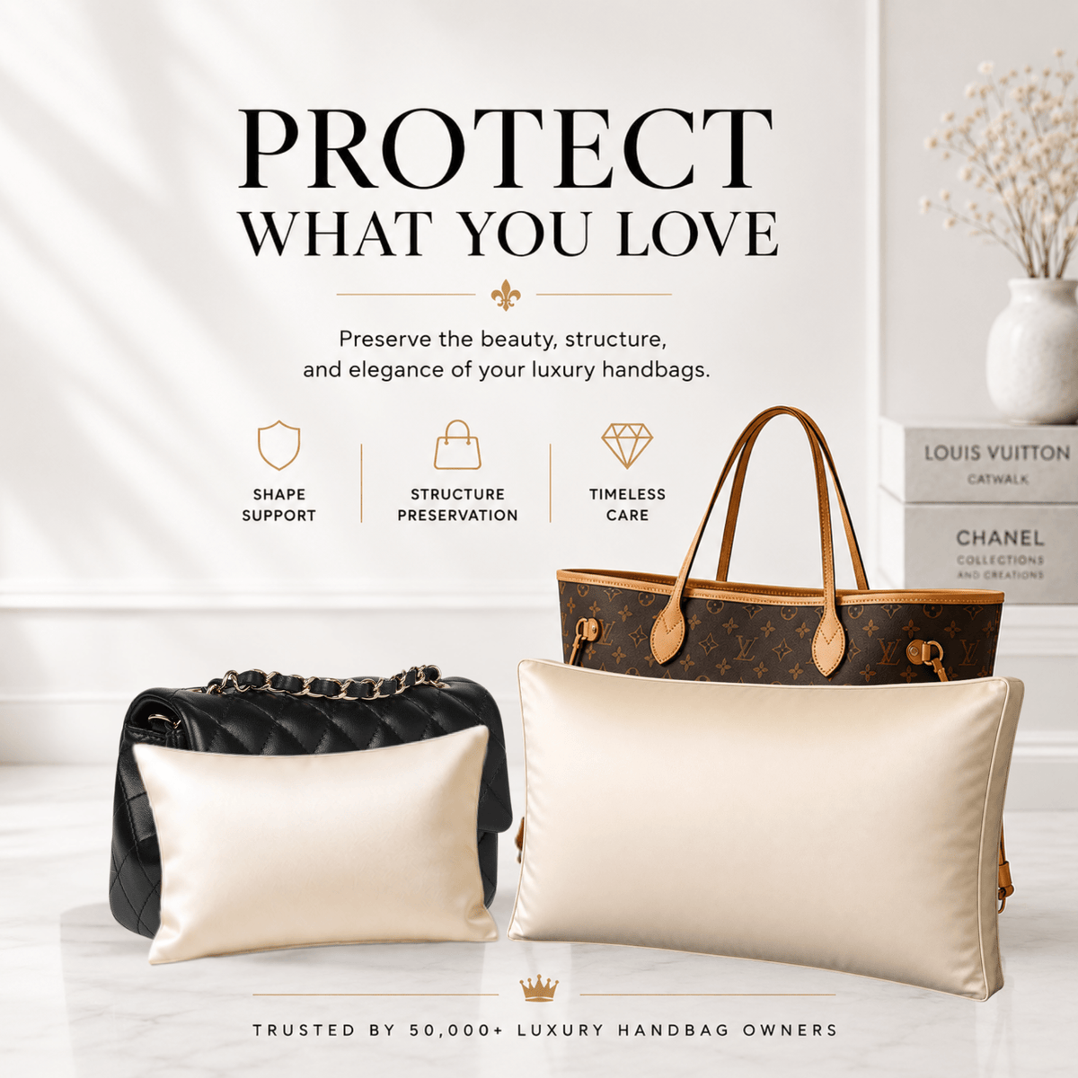 Core Single Purse Pillow - MINI (7" x 1.5" x 4") - CREAM - Fabrinique