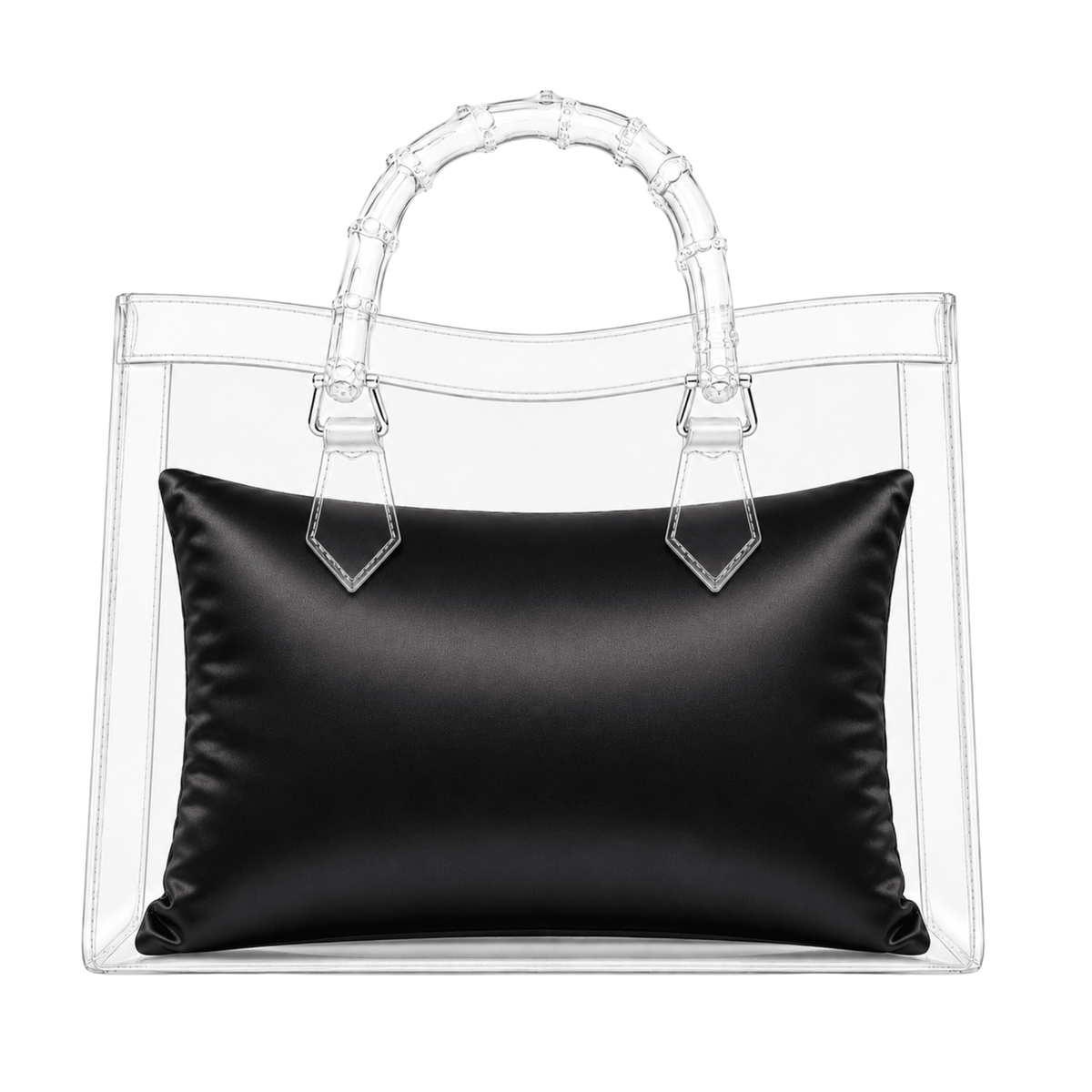 Core Single Purse Pillow - Medium (14" 3.5" x 7.5) - BLACK - Fabrinique