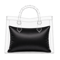 Core Single Purse Pillow - Medium (14" 3.5" x 7.5) - BLACK - Fabrinique