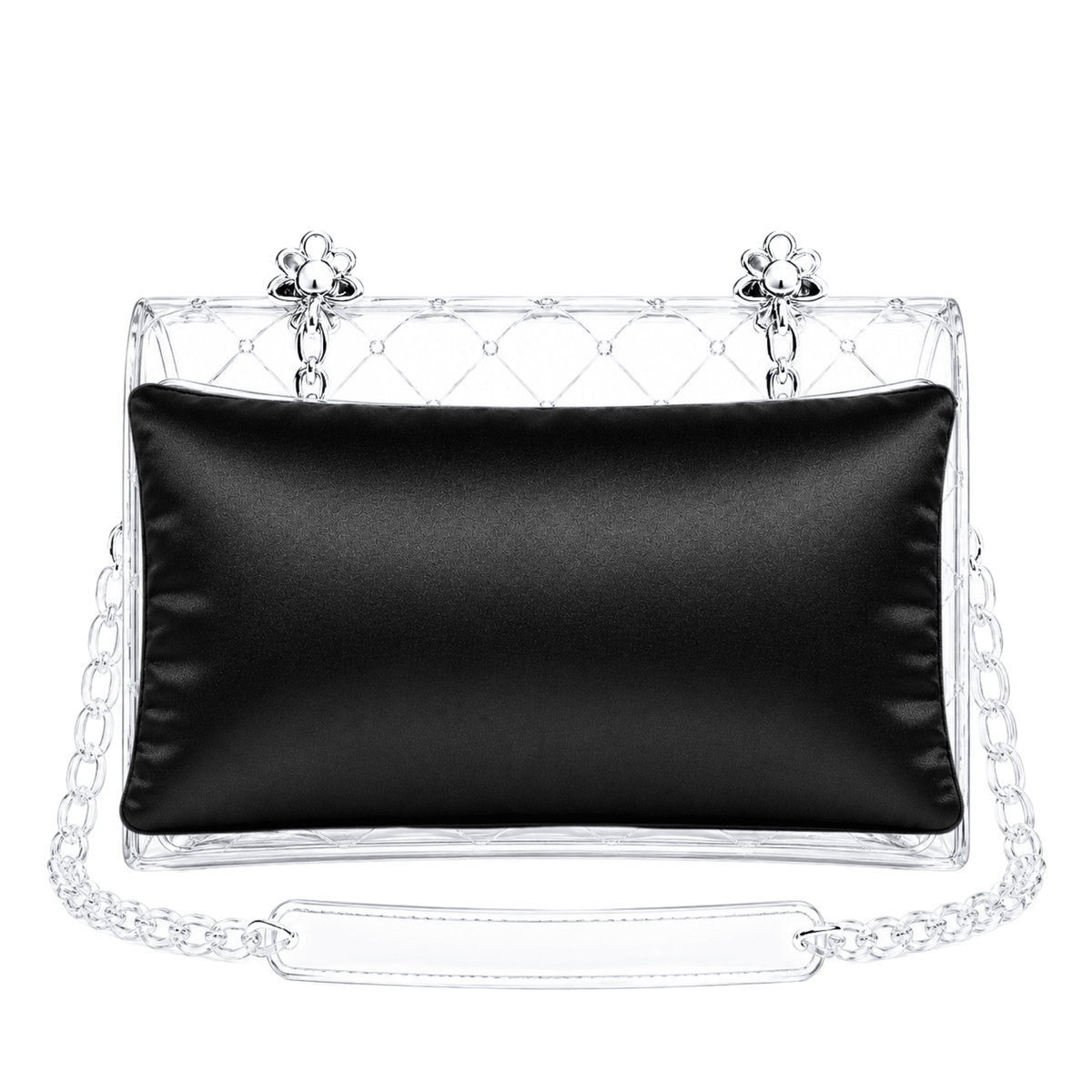 Core Single Purse Pillow - MINI (7" x 1.5" x 4") - BLACK - Fabrinique