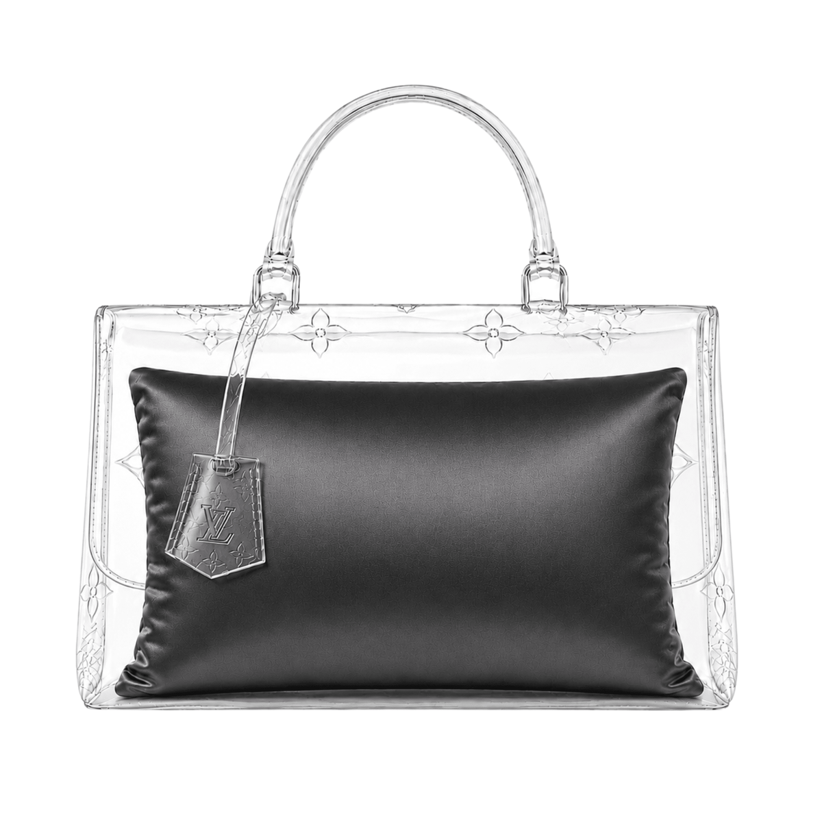 Luxury Purse Pillow Insert | Handbag Pillow for Designer Bags - PETITE (9 x 2.5 x 4.5 in) - CHARCOAL - Fabrinique