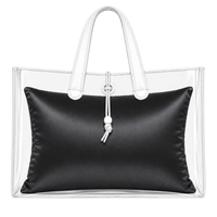 Luxury Purse Pillow Insert | Handbag Pillow for Designer Bags - LARGE (14.5 x 4.5 x 11 in) - CHARCOAL - Fabrinique
