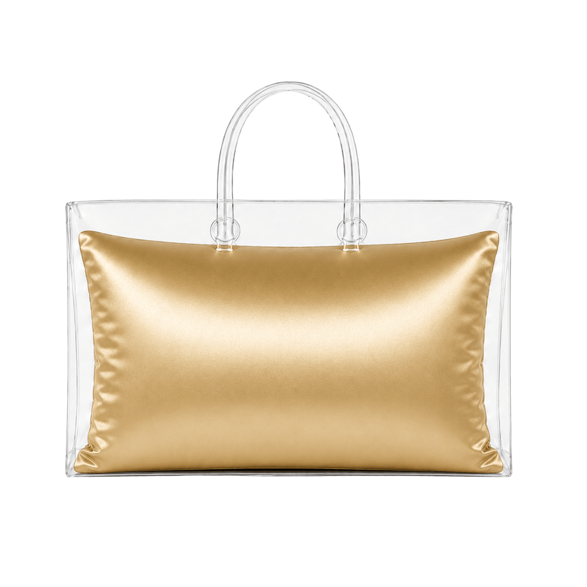 Luxury Purse Pillow Insert | Handbag Pillow for Designer Bags - EXTRA LARGE (17 x 6 x 10.5 in) - GOLD - Fabrinique