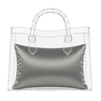 Luxury Purse Pillow Insert | Handbag Pillow for Designer Bags - MEDIUM (14 x 3.5 x 7.5 in) - GREY - Fabrinique