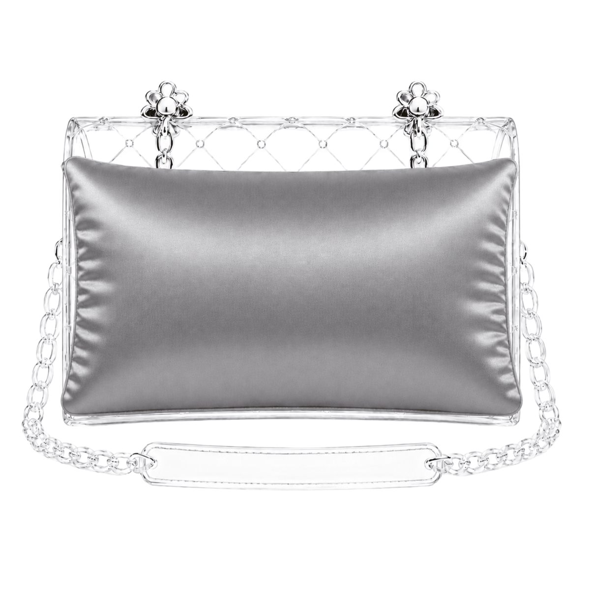 Luxury Purse Pillow Insert | Handbag Pillow for Designer Bags - MINI (7 x 1.5 x 4 in) - GREY - Fabrinique