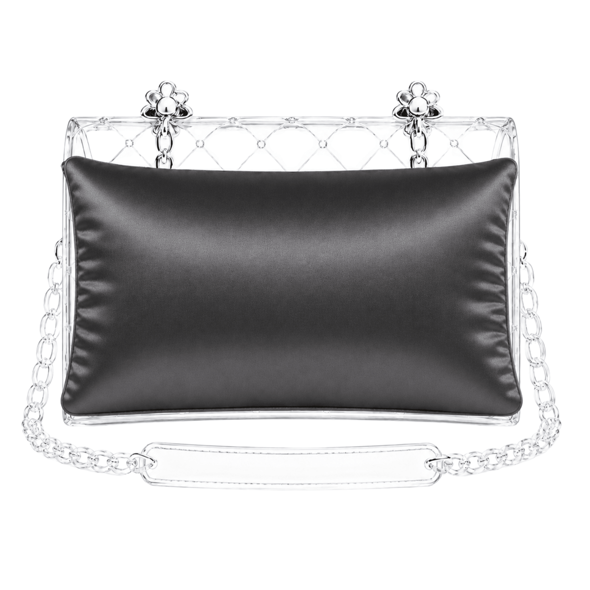 Luxury Purse Pillow Insert | Handbag Pillow for Designer Bags - MINI (7 x 1.5 x 4 in) - CHARCOAL - Fabrinique