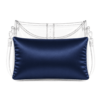 Luxury Purse Pillow Insert | Handbag Pillow for Designer Bags - SMALL (12 x 3 x 5.5 in) - NAVY - Fabrinique
