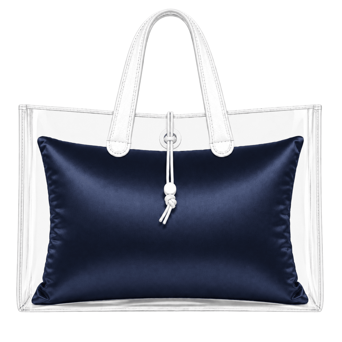 Luxury Purse Pillow Insert | Handbag Pillow for Designer Bags - LARGE (14.5 x 4.5 x 11 in) - NAVY - Fabrinique