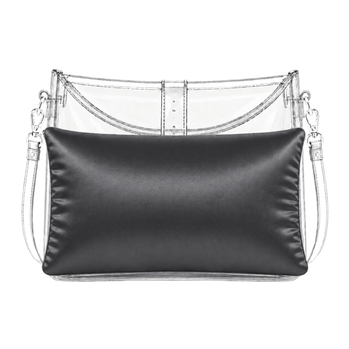 Luxury Purse Pillow Insert | Handbag Pillow for Designer Bags - SMALL (12 x 3 x 5.5 in) - CHARCOAL - Fabrinique