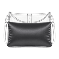 Luxury Purse Pillow Insert | Handbag Pillow for Designer Bags - SMALL (12 x 3 x 5.5 in) - CHARCOAL - Fabrinique