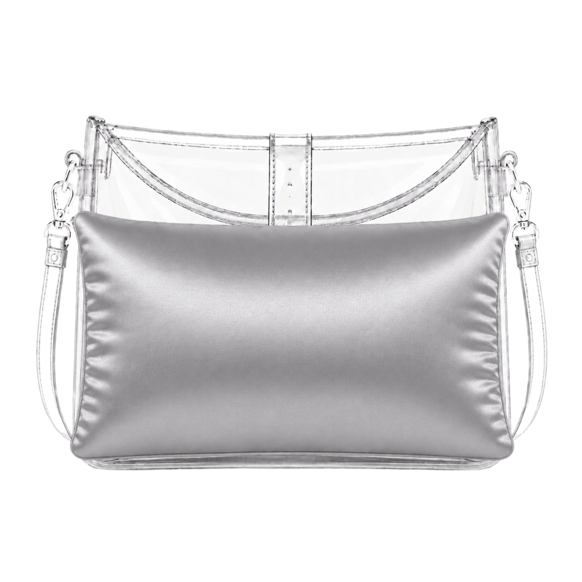 Luxury Purse Pillow Insert | Handbag Pillow for Designer Bags - SMALL (12 x 3 x 5.5 in) - GREY - Fabrinique
