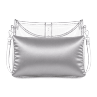 Luxury Purse Pillow Insert | Handbag Pillow for Designer Bags - SMALL (12 x 3 x 5.5 in) - GREY - Fabrinique