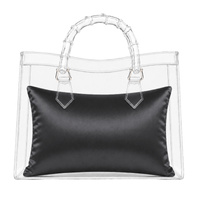 Luxury Purse Pillow Insert | Handbag Pillow for Designer Bags - MEDIUM (14 x 3.5 x 7.5 in) - CHARCOAL - Fabrinique