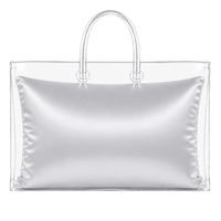 Luxury Purse Pillow Insert | Handbag Pillow for Designer Bags - EXTRA LARGE (17 x 6 x 10.5 in) - ICE GREY - Fabrinique