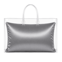 Luxury Purse Pillow Insert | Handbag Pillow for Designer Bags - EXTRA LARGE (17 x 6 x 10.5 in) - GREY - Fabrinique