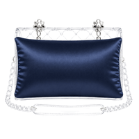 Luxury Purse Pillow Insert | Handbag Pillow for Designer Bags - MINI (7 x 1.5 x 4 in) - NAVY - Fabrinique