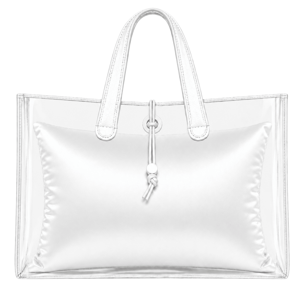 Luxury Purse Pillow Insert | Handbag Pillow for Designer Bags - LARGE (14.5 x 4.5 x 11 in) - WHITE - Fabrinique