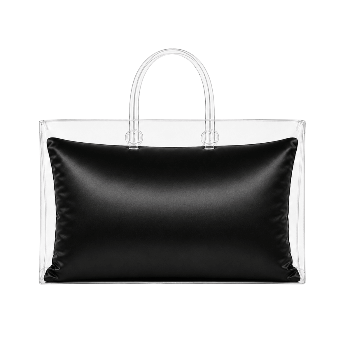 Luxury Purse Pillow Insert | Handbag Pillow for Designer Bags - EXTRA LARGE (17 x 6 x 10.5 in) - BLACK - Fabrinique
