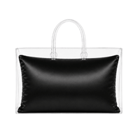 Luxury Purse Pillow Insert | Handbag Pillow for Designer Bags - EXTRA LARGE (17 x 6 x 10.5 in) - BLACK - Fabrinique