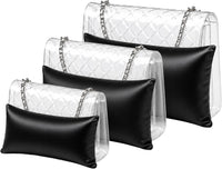 Luxury Purse Pillow Set (3 Piece) | Handbag Pillow Inserts for Designer Bags - BLACK - Fabrinique