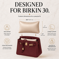Purse Pillow Inserts for Hermès Birkin - BLACK - Birkin-25 - Fabrinique