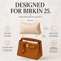 Purse Pillow Inserts for Hermès Birkin - BLACK - Birkin-25 - Fabrinique
