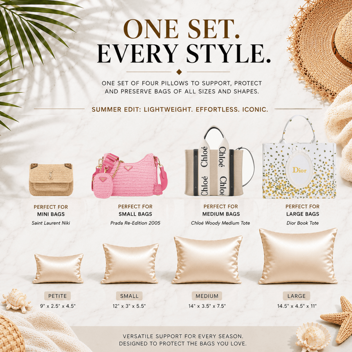 Signature 4 Piece Set - IVORY - Fabrinique