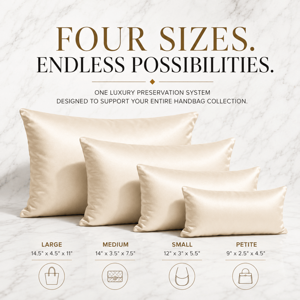 Signature 4 Piece Set - IVORY - Fabrinique