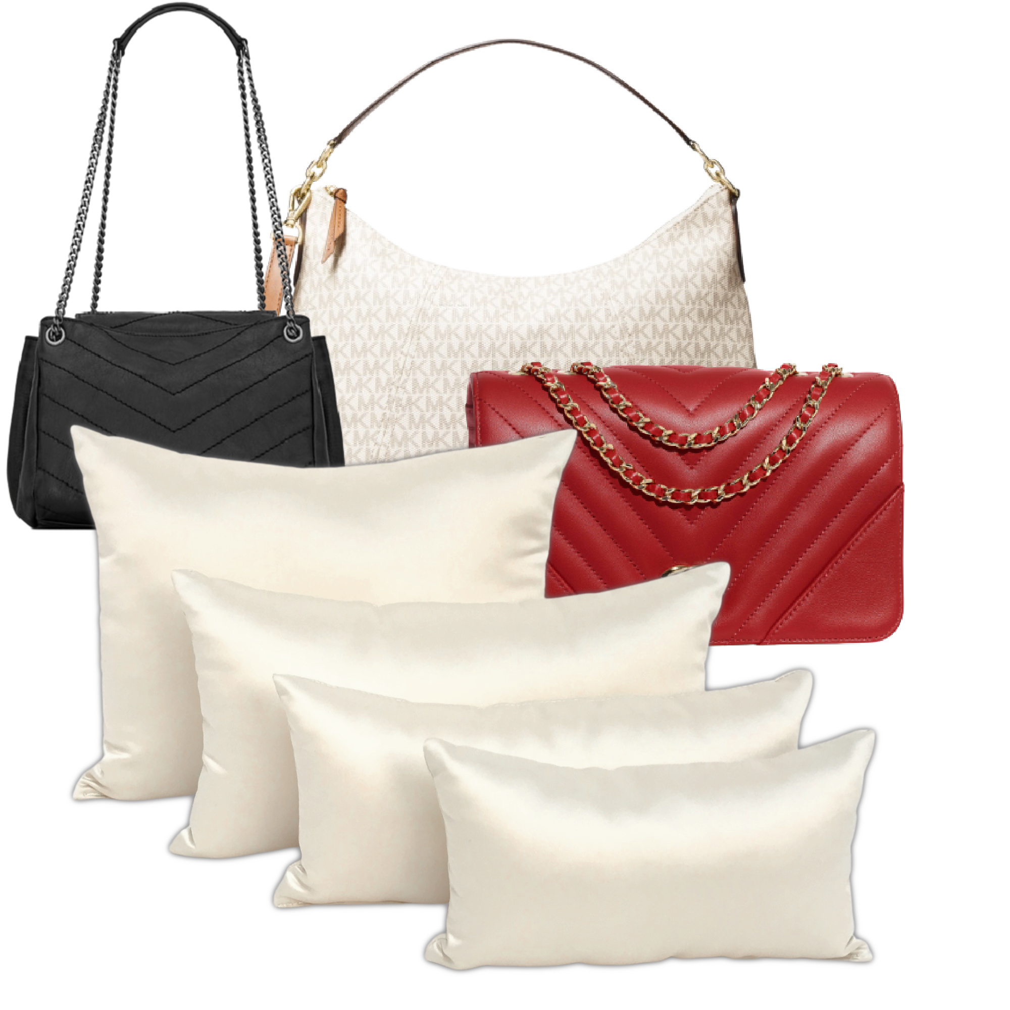 Shop organisers liners pillows for Luxury bags