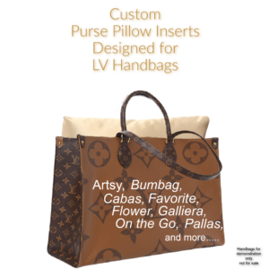 Purse Pillows for LV Duffle & Lg Tote Bags | Inserts for your Keepall,  Bandouliere, Speedy, Neverfull | Best Purse Storage